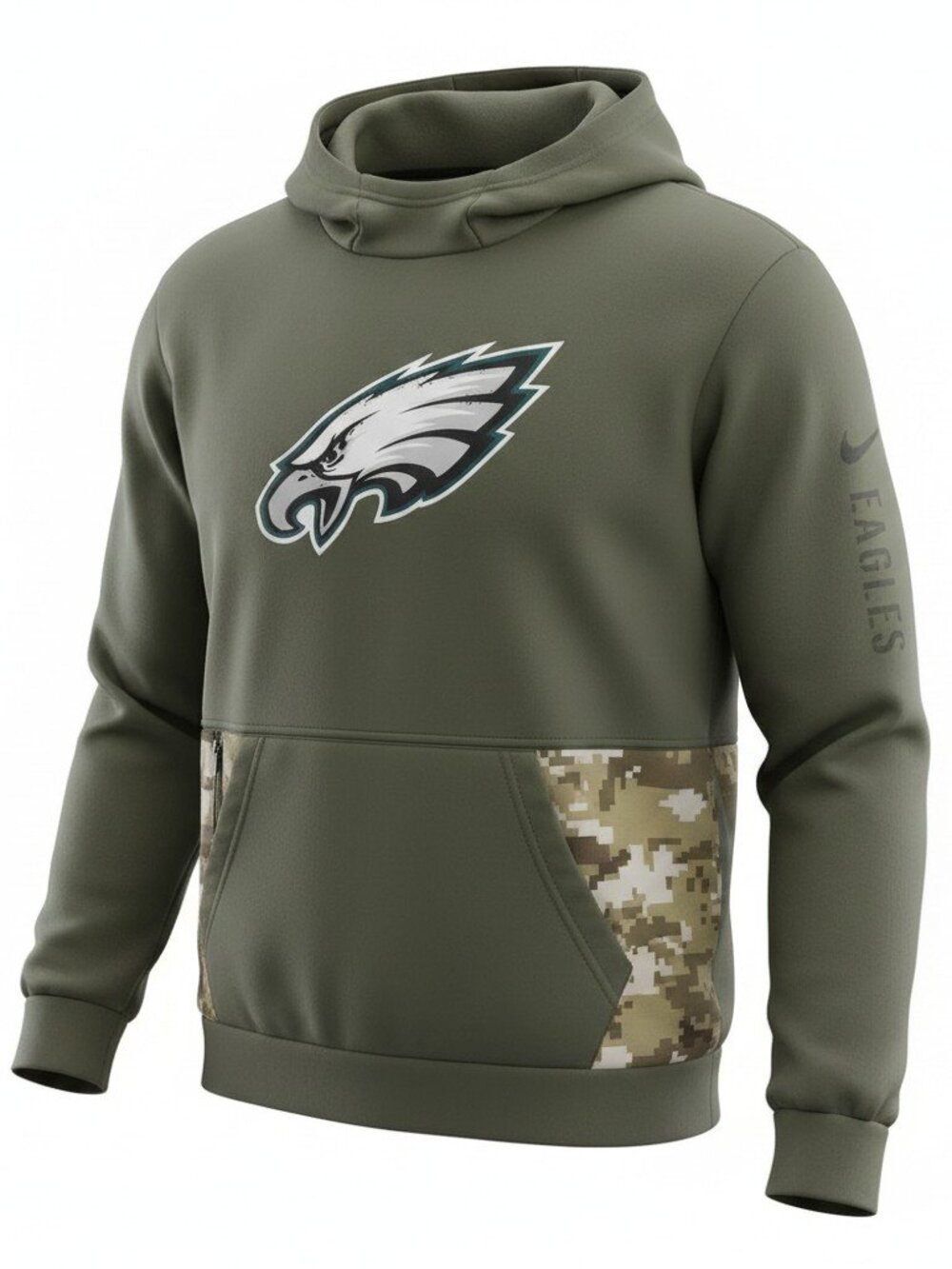 NFL Olive Green Therma-Fit Hoodie